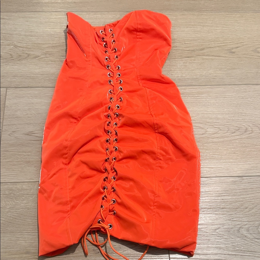 Fashion Nova Orange Mini Dress